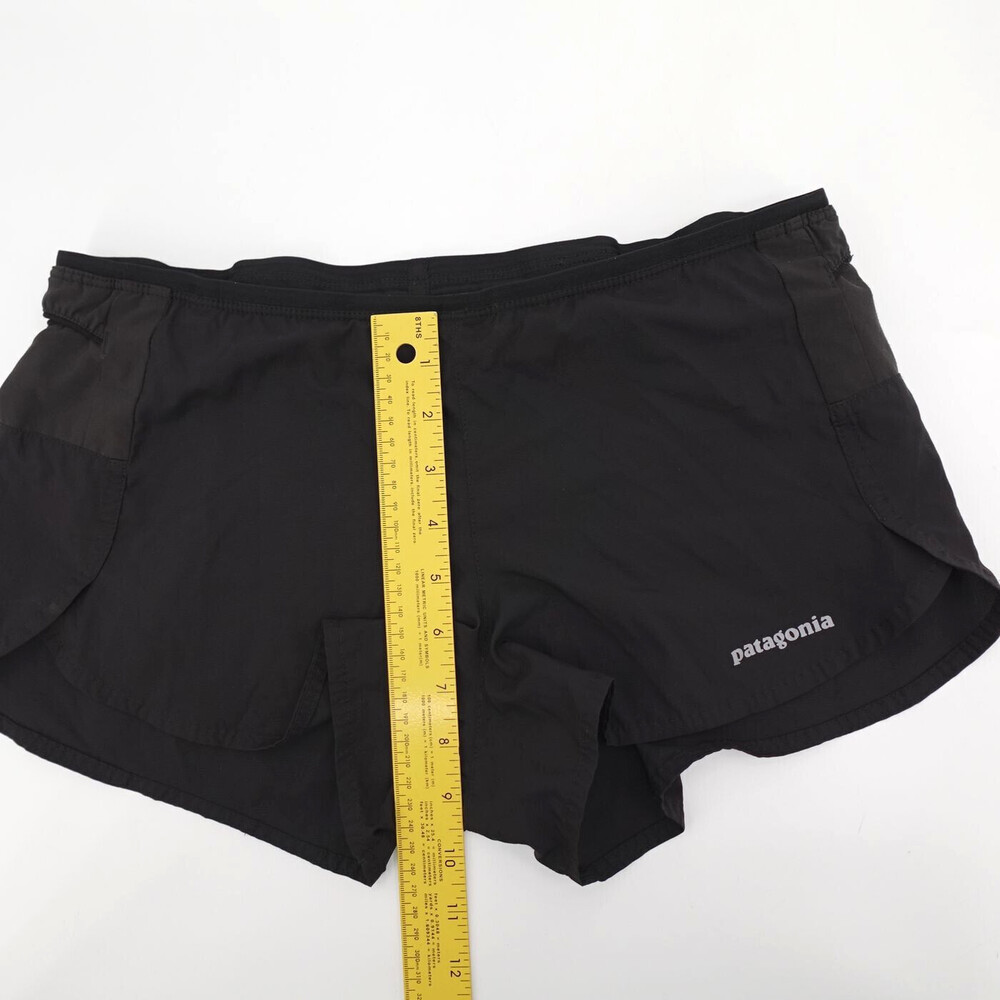 Patagonia Shorts Womens Black Athletic Running Activewear Lightweight - Picture 3 of 11